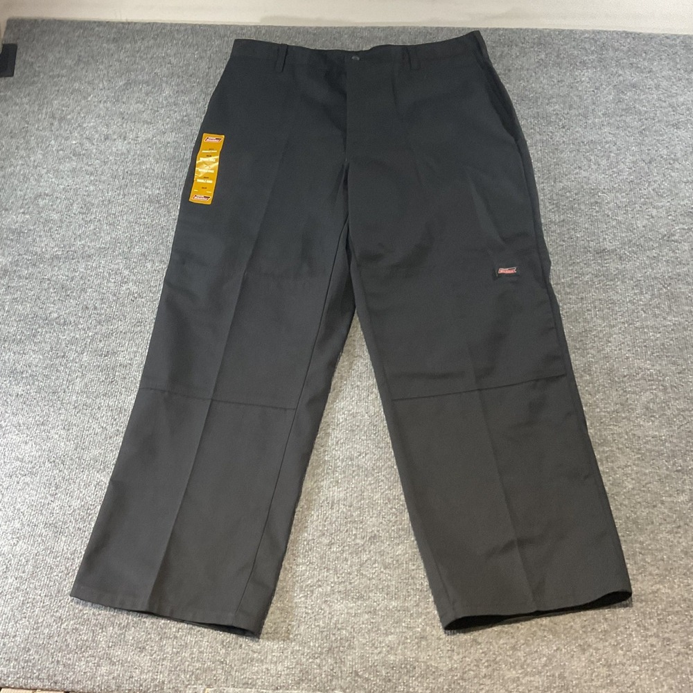Dickies Mens Double Knee Loose Fit Work Pants Black 38x30 NWT W5413EK027046 BK